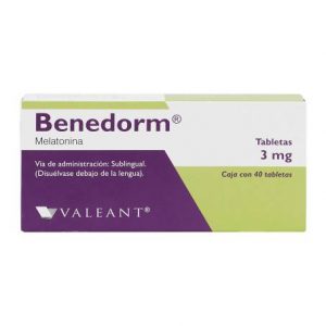 BENEDORM 3MG TAB SL C/40
